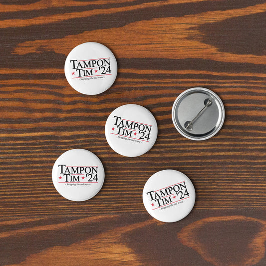 Set of Tim Pin buttons