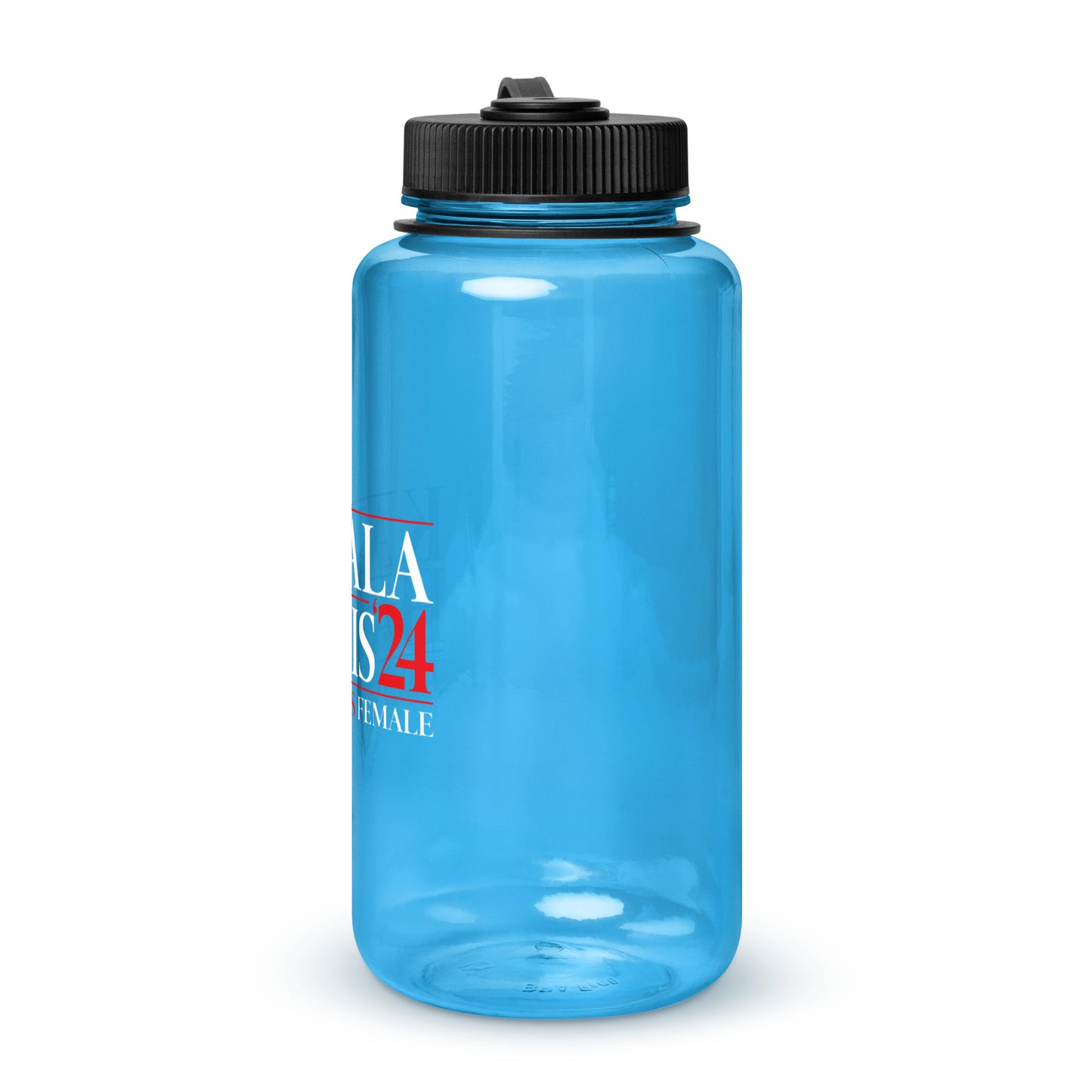 Wide mouth plastic water bottle